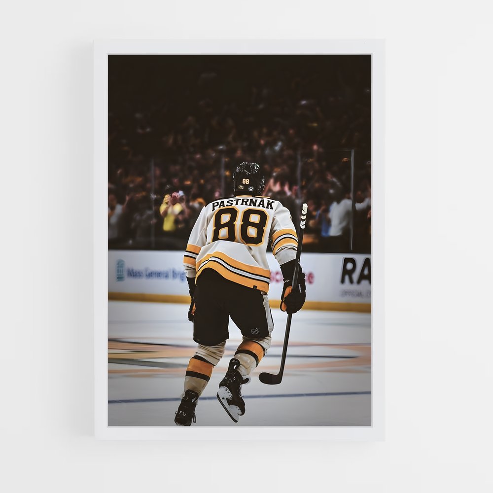 Poster Pastrnak Power – affiche Hockey sur glace (vue 3)